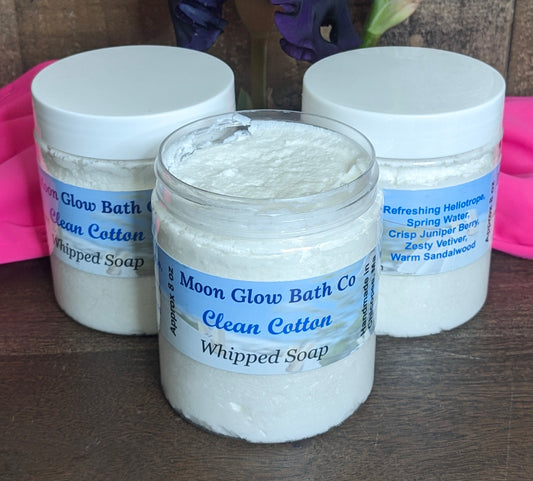 Clean Cotton Whipped Soap