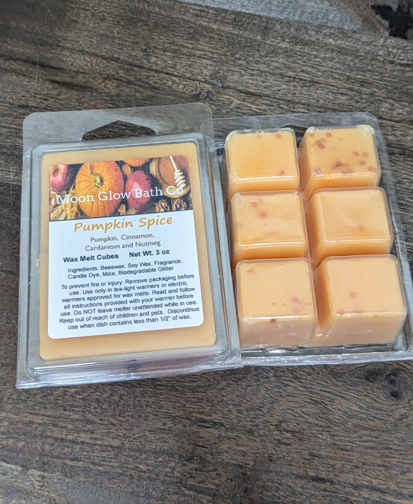 Pumpkin Spice Wax Melt Cubes