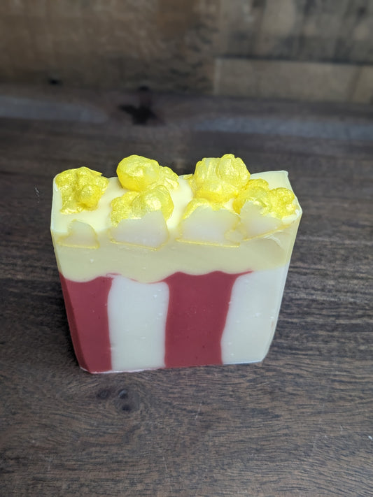 Hot Buttered Popcorn Soap Bar