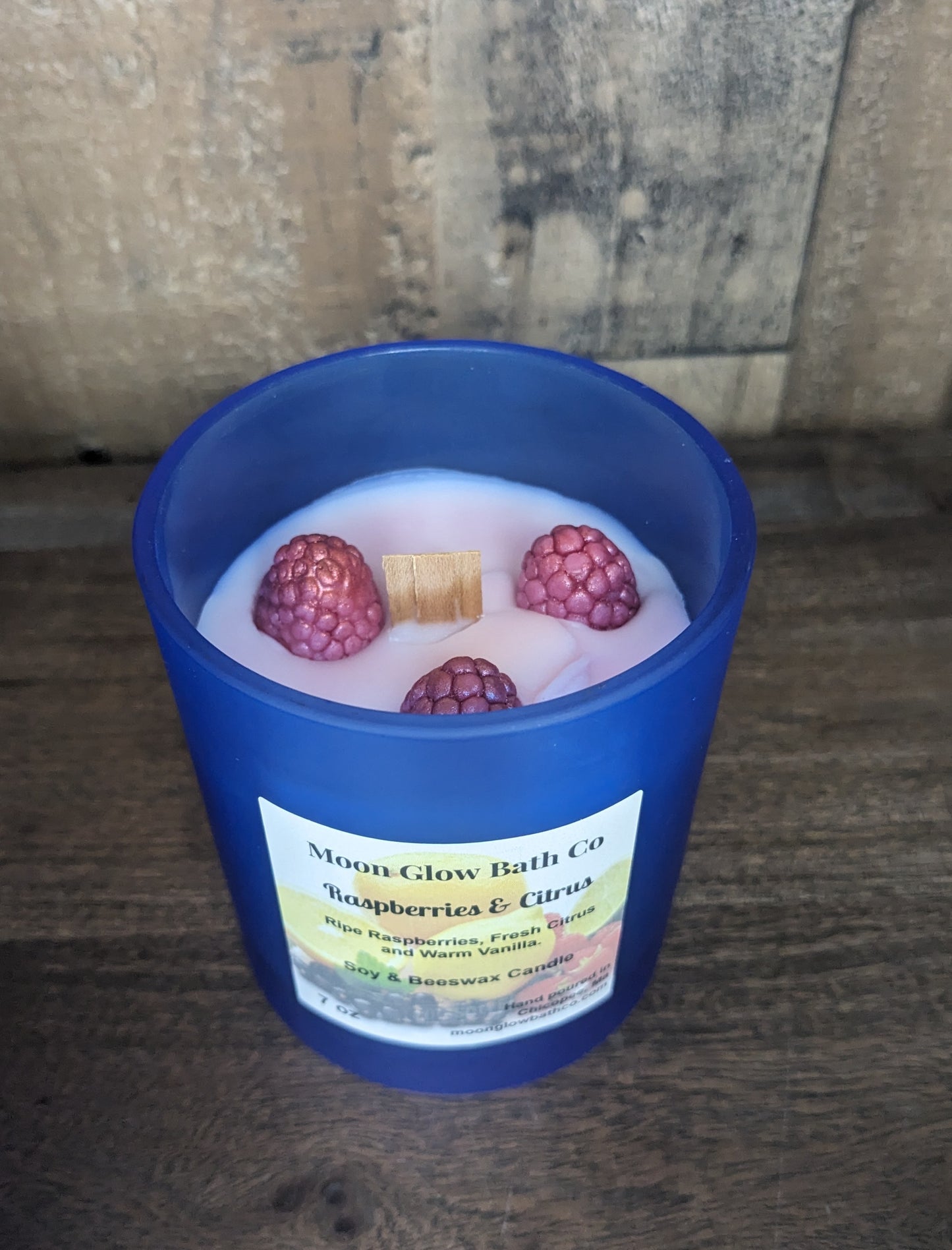 Raspberries & Citrus Luxury Woodwick Candle