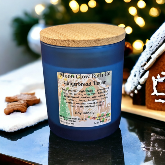 Gingerbread House Luxury Wood Wick Candle