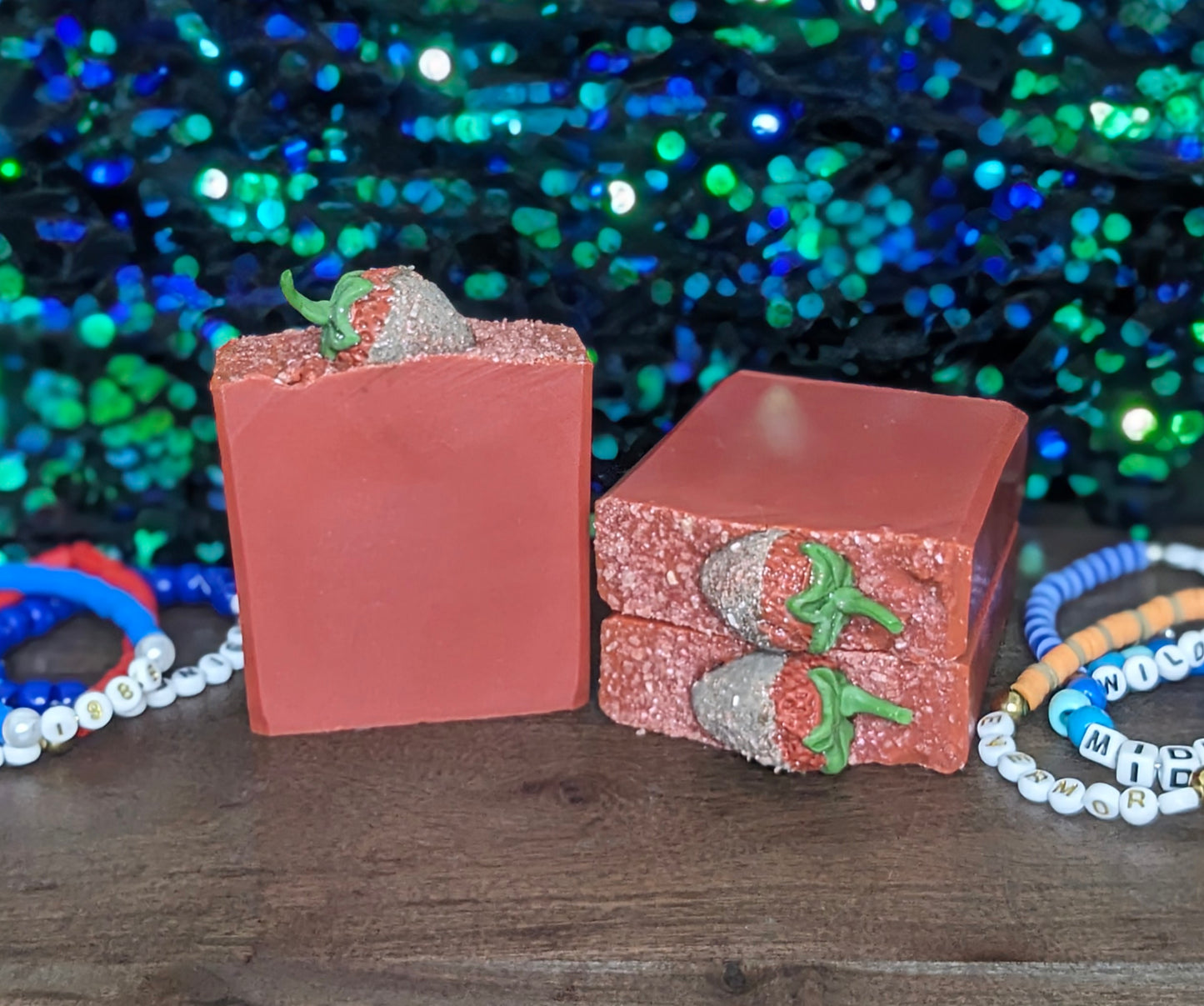 Red Handmade Soap Bar